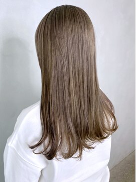 アイティーバイアルバム 八王子店(IT by ALBUM) ライトアッシュロング_かきあげロングマロンベージュ_ba320762