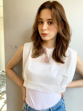 マリアバイアフロート(Maria by AFLOAT) 【山田】外国人風センターパートクアンクくびれレイヤー