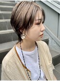 「NUDE」#20代30代40代大人可愛いウルフショート丸みショート