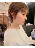 耳にかけてもかけなくてもどっちでも可愛いショートはお好き??