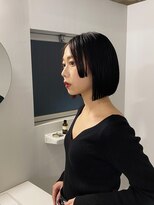 シセイ 青山(SHISEI)&nbsp;ぱつっとボブ/インナーカラー/黒髪ボブ/ボブウルフ［南青山］