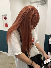 ヘアーブレイス(hair brace) オレンジカラー♪ -mizu-