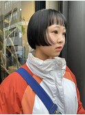前上がりボブ ボブスタイル ラインボブ 10代20代 大人可愛い山中