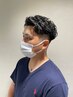 ☆男性限定☆カット＋パーマ＋ヘッドスパ(10分)＋フィルムTr /