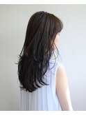 レイヤーロング×パーマ