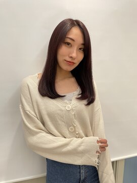 ロンドシェリ 仙台(Lond Cheri) 髪質改善 縮毛矯正 艶髪 酸性ストレート マロンブラウン 韓国