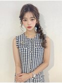 玉ねぎヘアアレンジ×ベージュ系カラー×BYKARTE TR