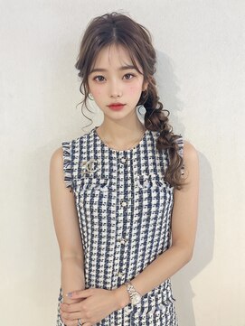 オリジンズヘアーセカンド 守谷店(Origins hair 2nd) 玉ねぎヘアアレンジ×ベージュ系カラー×BYKARTE TR