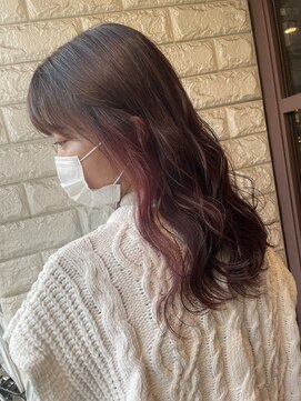 リー 東三国(Lee) ロング×イヤリングピンク