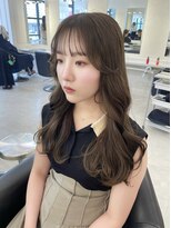 グッディ 岡山下中野店(GOOD-DAY)&nbsp;大人可愛い韓国ヘア×オリーブグレージュ *ACO