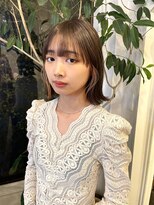 キイ 勝どき(K.e.y)&nbsp;ちらりペールオレンジのイヤリングカラー！