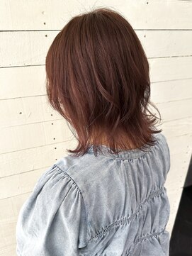 ルノン フィージュ(LUNON fieju) 肩下ミディアムレイヤーカット/ほんのりピンクベージュ