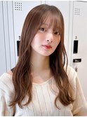Say.黒髪ボブルフネビージュ小顔ワンレンロングレイヤー表参道