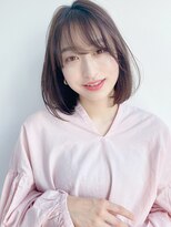 ケーツー エソラ池袋店(K-two)&nbsp;シースルー 前髪で小顔骨格補正ボブ［髪質改善/池袋&目白&大塚］