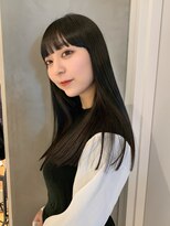 ピークアブー 銀座並木通り(PEEK-A-BOO)&nbsp;★サラ艶黒髪ロング髪質改善ストレートブルージュ髪ありワイド