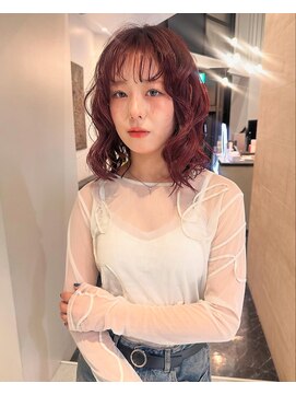 シェノン 表参道(CHAINON) ボブ巻き髪スタイル