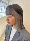 ミルクグレーインナーカラー【天間 彩香】