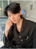 韓国マッシュセンターパートカルマパーマニュアンスパーマウルフ