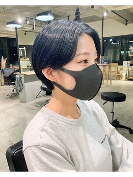 リグリー(regree) ハンサムショート/丸みショート/ダークネイビー/髪質改善