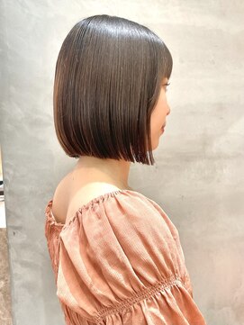 ソワ 北千住(soi) 切りっぱなしボブ×内巻きボブ×まとまるボブ