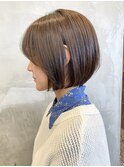 調布ショートボブ切りっぱなしボブミニボブショートヘアレイヤー