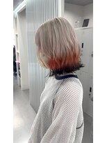 シェア 天王寺(share) ホワイトベージュ×オレンジブラックエンド