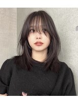 ネイト(Neit)&nbsp;ミディアムレイヤーグレージュカラー韓国ヘア