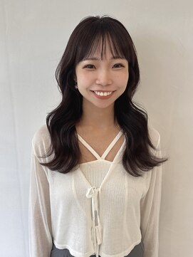 イル(ill) ピンクミックスカラー ロング 韓国風スタイリング 大須