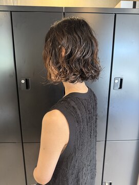 ラトリエ(L'Atelier) ボブパーマ/切りっぱなしボブ/ナチュラルグラデーション