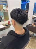 【MEN’S HAIR/サーフカール/刈り上げセンターパート/千葉】