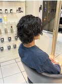 メンズパーマ スパイラルパーマ メンズサロン ウルフパーマ