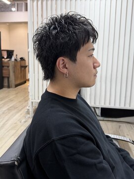 池袋アップバングスパイキーショート◎[池袋メンズ美容室］