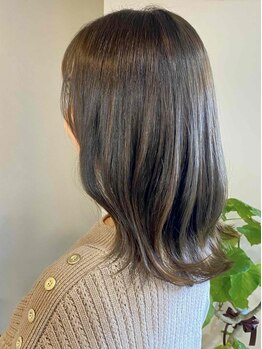 リポゾ(Riposo.)の写真/春は新生活スタートの季節♪ダメージレスなカラー剤で、上品に透明感あふれる春色に！