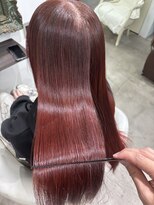 ルネラトーキョー(RUNERA TOKYO)&nbsp;ワインレッド ブリーチなし 髪質改善トリートメント
