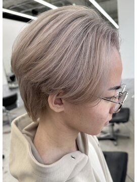 エゴル ナゴヤサカエ(ENGOL NAGOYA SAKAE) 新美蓮/メンズカラー/ミルクティーグレージュ