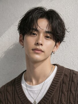 フォト 新宿三丁目(foto) men's/メンズ/フェザーパーマ/シャドウパーマ/センターパート
