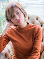 リリアン 青山(relian) 流し前髪のふんわり大人ショート☆relian青山