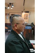 バーバーショップ ストライク(BARBER SHOP STRIKE)&nbsp;ちょい悪おやじ風　ベリーショートスタイル