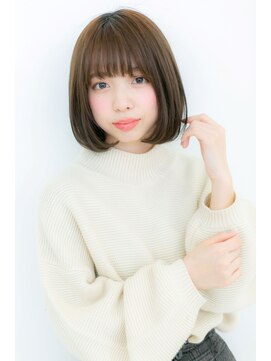 カバーヘア ブリス 北浦和(COVER HAIR bliss) 好感度大オンブレ艶カラー♪ワンカール前下がりボブY北浦和