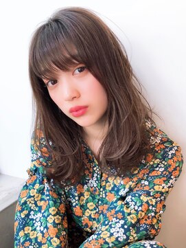 ロンドフルール 大宮東口(Lond fleur) 【Lond fleur 山本翔一郎】シースルーバングの色っぽミディアム