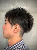 大人のツーブロック　【バーバーバー　八広】