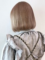 アイティーバイアルバム 八王子店(IT by ALBUM) ボブミルクティベージュ_かきあげロングマロンベージュ_ba320582