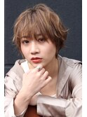 髪質改善デジタルパーマミニウルフくすみブルーテラコッタ(所沢)