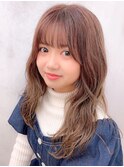 ナチュラルグラデーションフレンチガーリーヘア