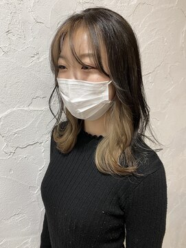 ルーツヘアーガーデン(Roots hair garden) 韓国風カラー×ケアブリーチ