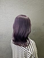 ラヴリア クルメ(LOVERIA KURUME)&nbsp;ブリーチ2回 色落ちも可愛いラベンダー系カラー