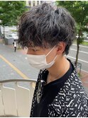 波巻きパーマ