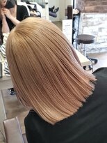 ヘアーアイスカルテット(HAIR ICI QUARTET)&nbsp;20代30代大人可愛い艶感ミルクティーベージュケアブリーチ