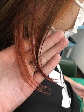 ヒッピーヘアー(Hippie Hair) インナー オレンジ