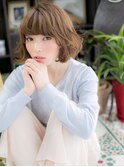 グレージュ大人ガーリーくせ毛風ボブルフc5北浦和20代30代40代